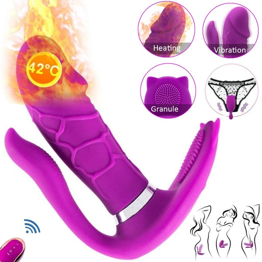 3 in 1 G-Spot Vibrator with Remote Control Adult Sex Toys Wearable for Women