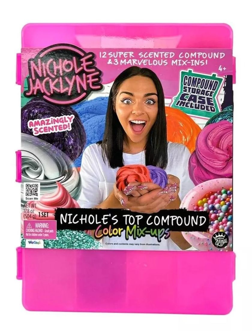 Nichole Jacklyne Scented Top Compound Color Mix-Ups Kit With Storage Case