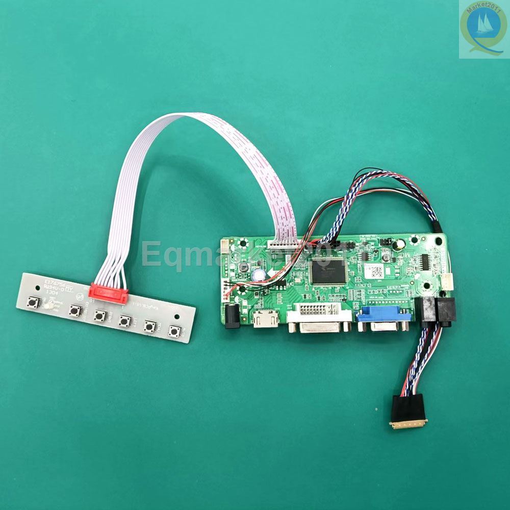 VGA DVI LCD Monitor Controller Board Kit for B156XTN04.2 / B156XTN04.3 HD-MI