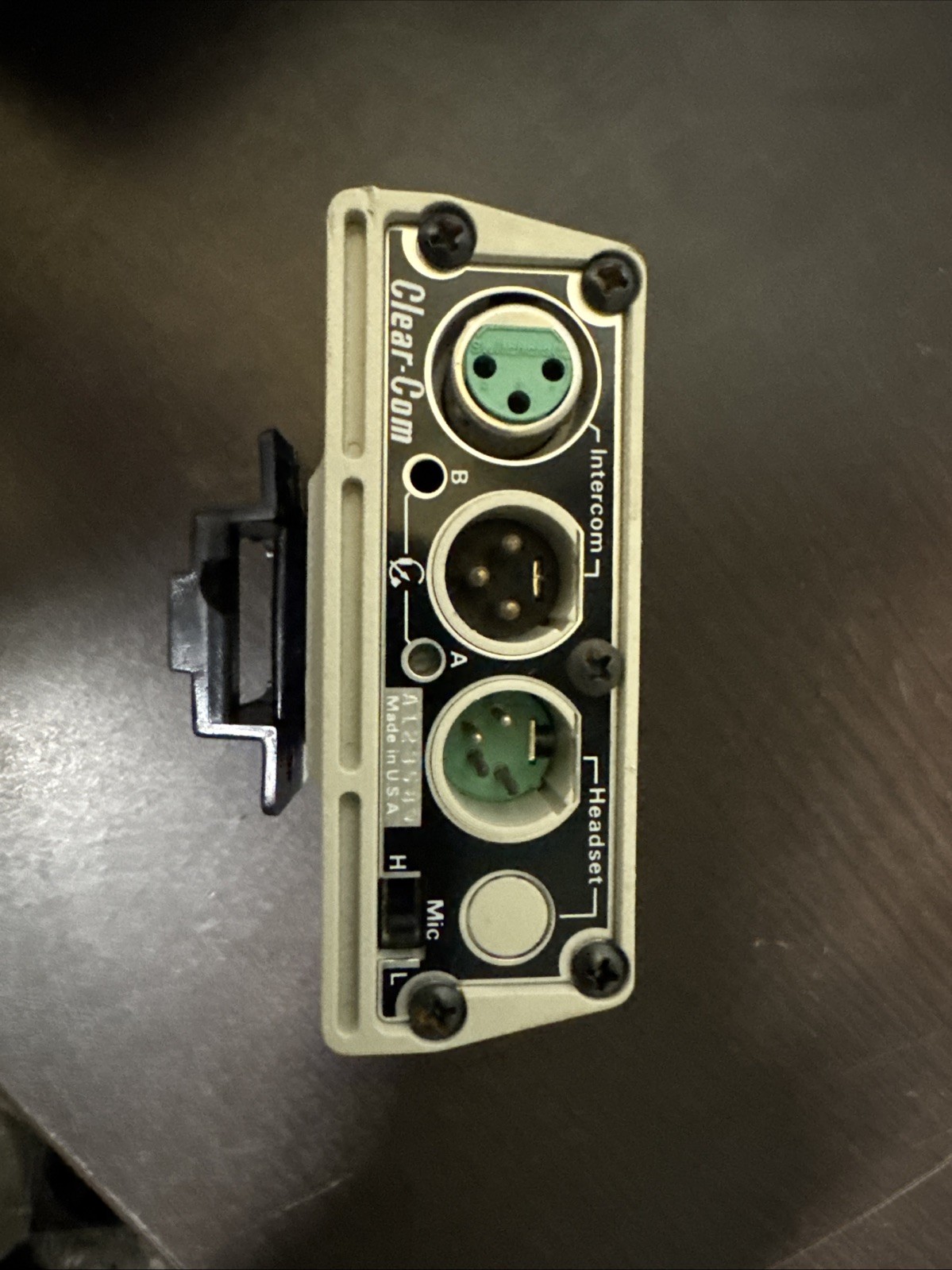 Clear-Com Model 501 Single Channel Intercom Belt Pack