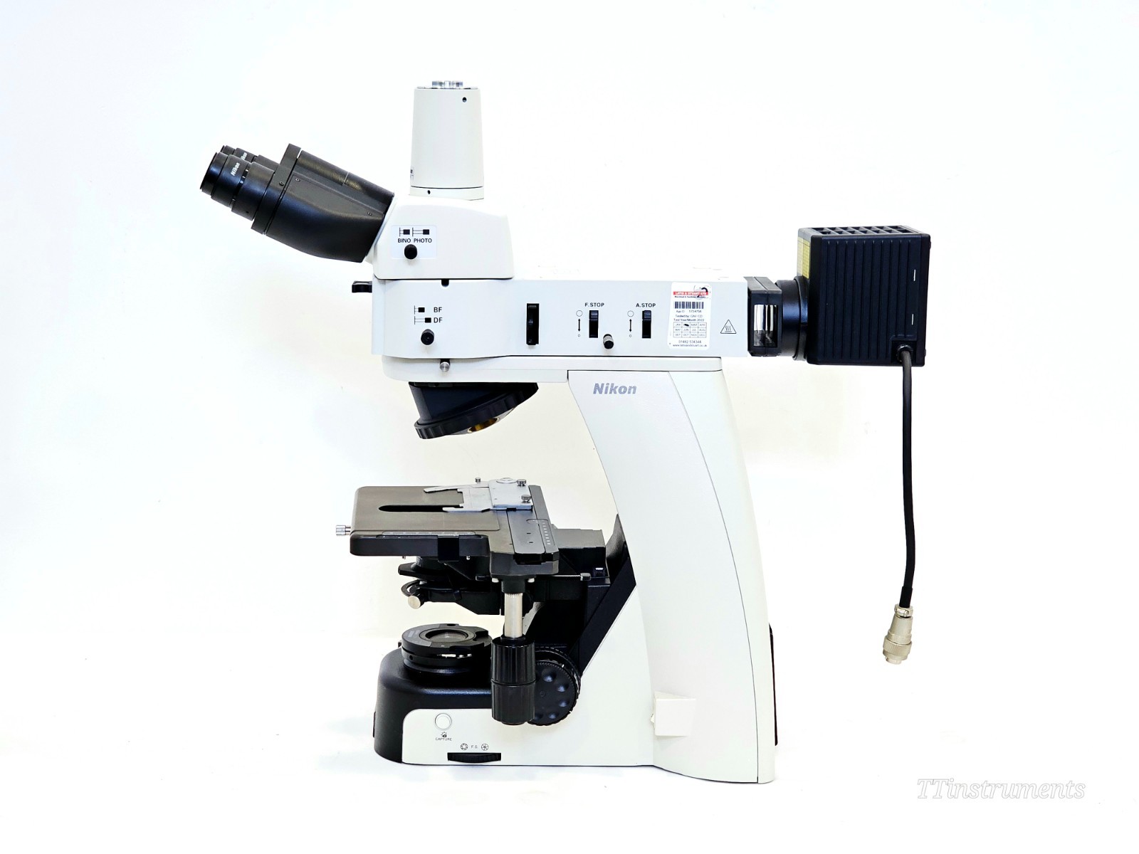 Nikon Eclipse Ci-L Trinocular Upright Biological Microscope + Power Supply