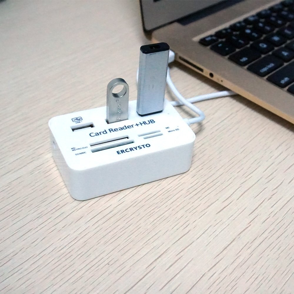 Card Reader And 3 Ports Usb Hub High Speed External Memory Card Reader ms Micro