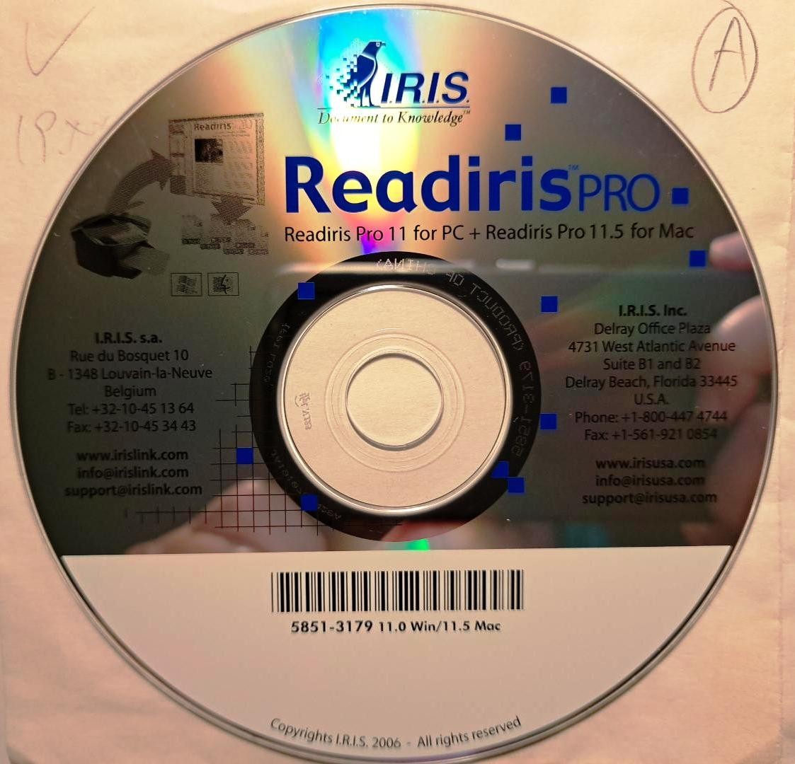 Iris Readiris Pro 11 for Windows & 11.5 for Mac full version w/ License