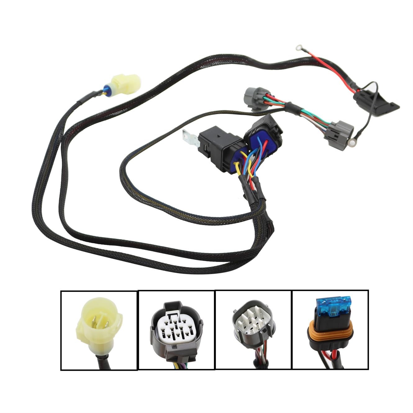 Bypass Angle Sensor Shift Motor Computer Harness Compatible with Rancher 350 ...