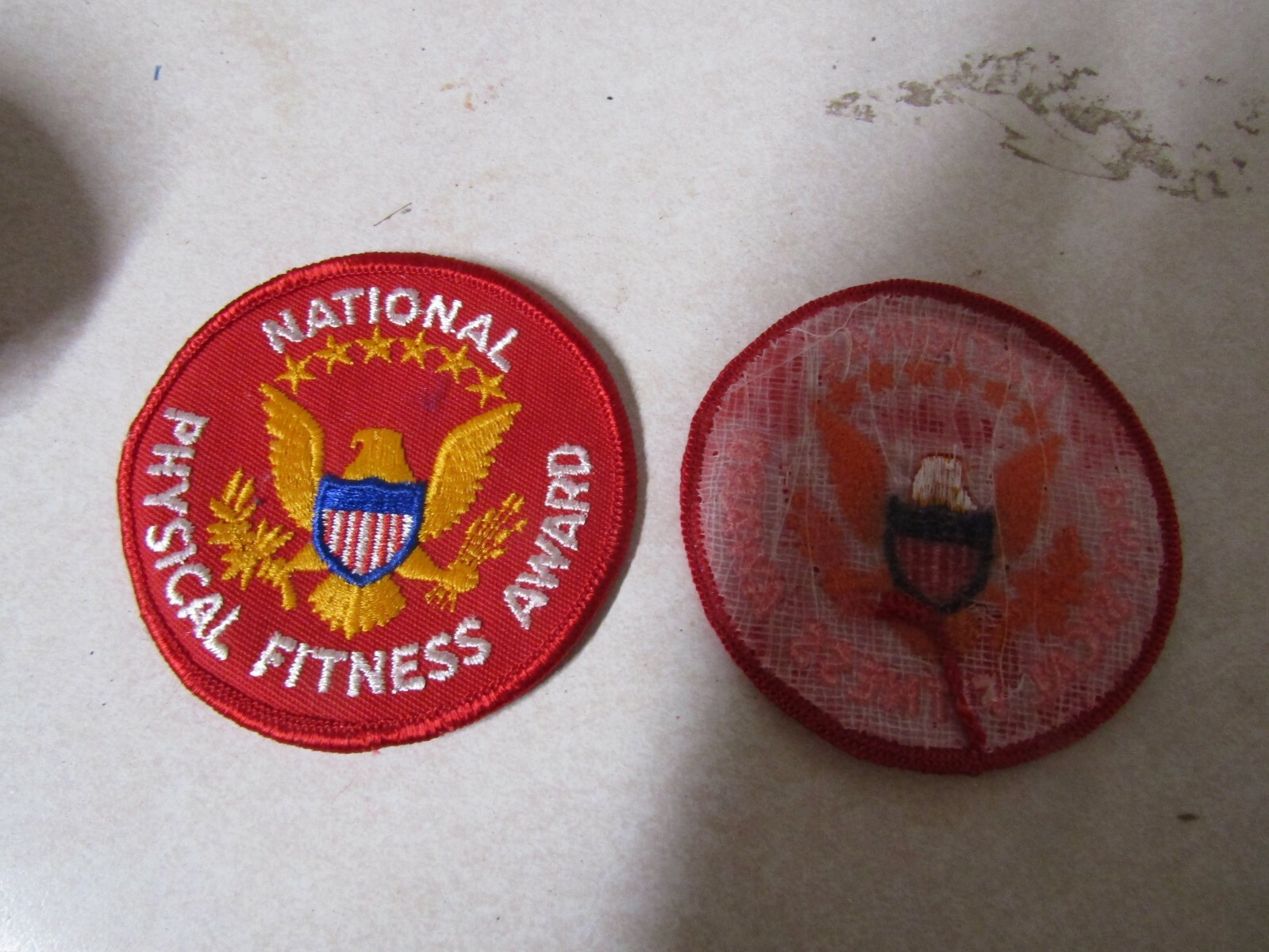 MILITARY PATCH SEW ON OLDER ARMY NATIONAL PHYSICAL FITNESS AWARD JROTC ROTC CIVI
