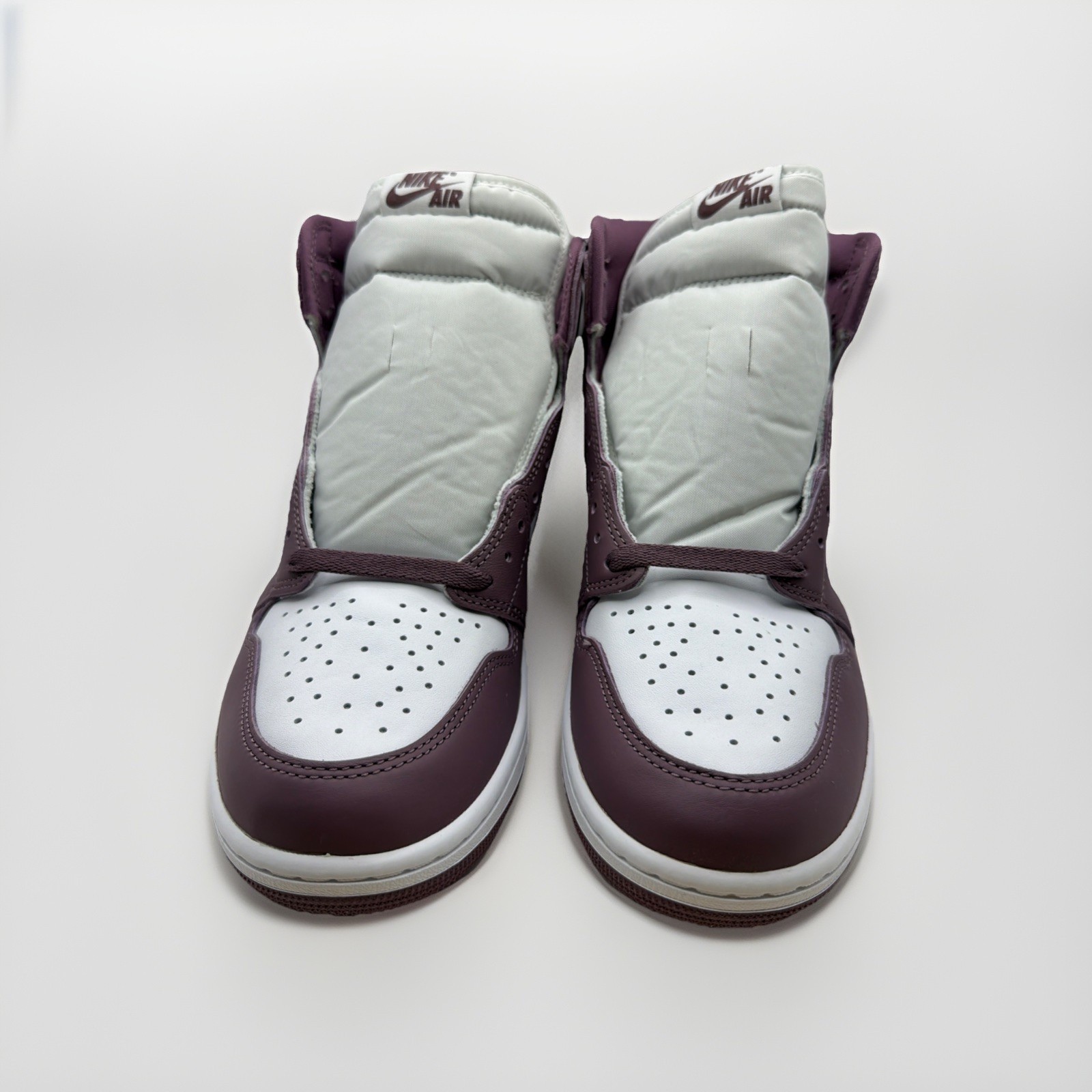 Nike Air Jordan 1 Retro High OG Shoes White Mauve DZ5485-105 Men's Size 10