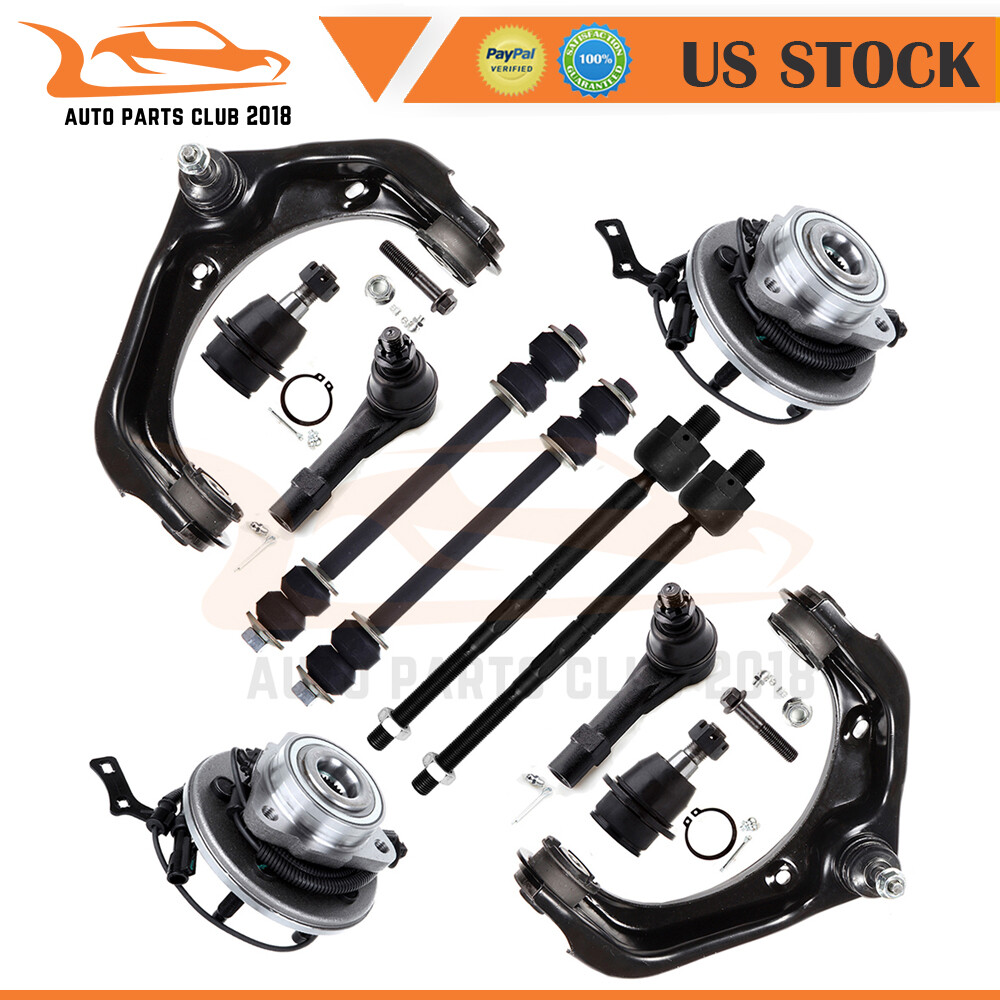 Front Tie Rod Sway Bar Wheel Bearning Hub Fits 2007-10 Ford Explorer Sport Trac