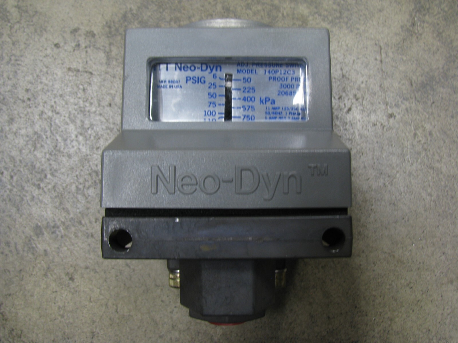 ITT Neo-Dyn Pressure Switch 140P12C3