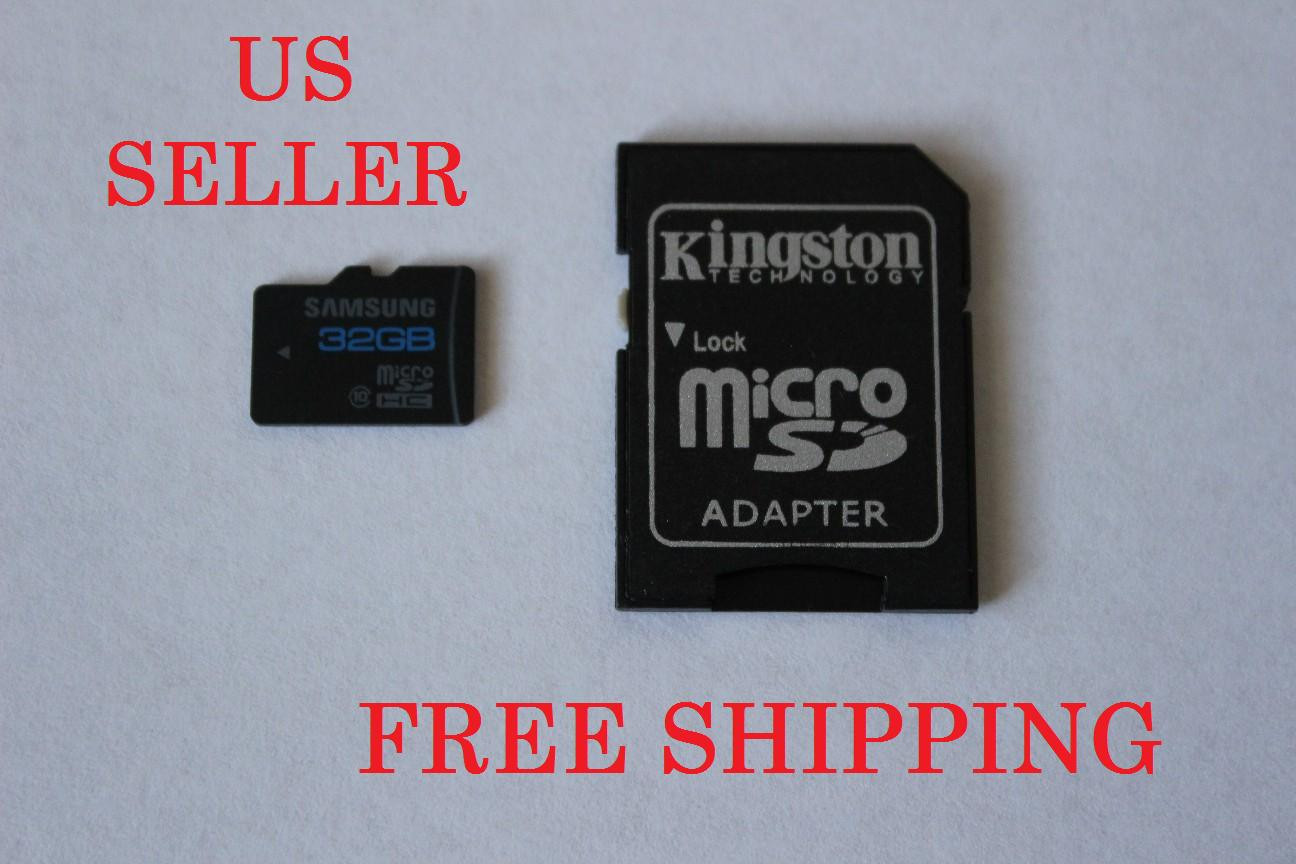 New 8GB 16GB 32GB MicroSD SDHC Micro SD TF Memory Card with SD Adapter US Seller