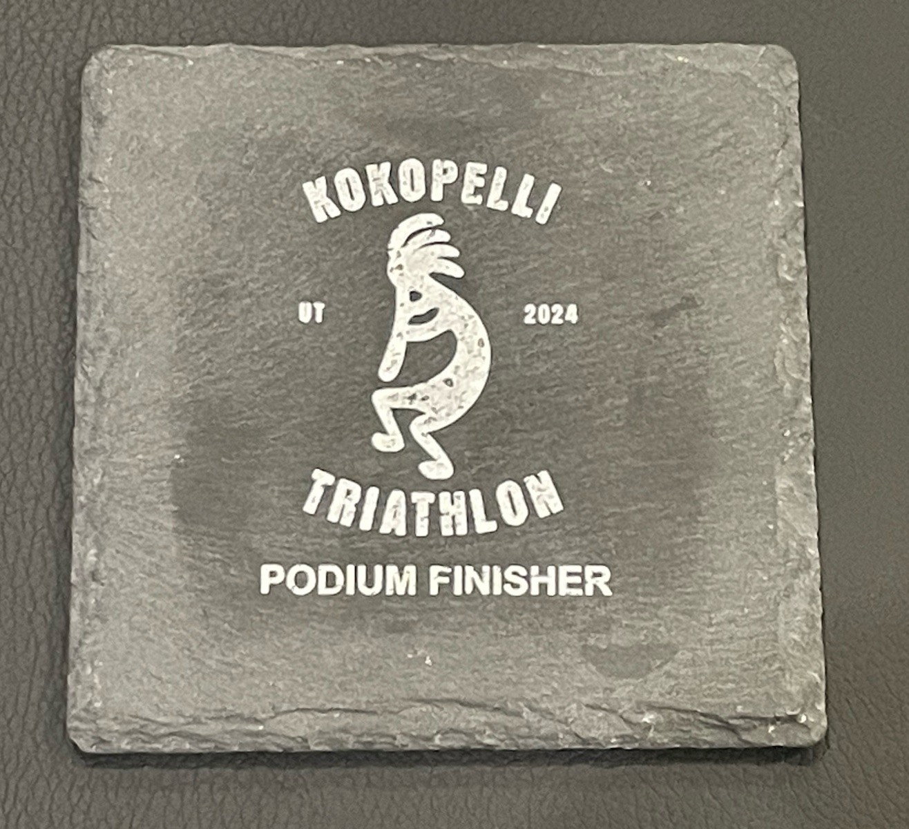 2024 Kokopelli St. George Utah Triathalon Podium Finisher Medal Rock Coaster