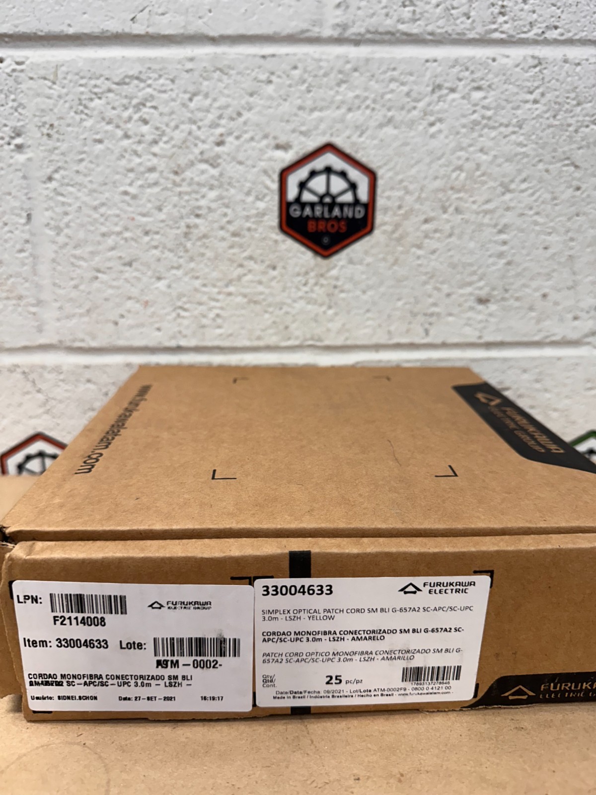 Furukawa Electric G-657A2, 3 meter Simplex Optical Patch Cord