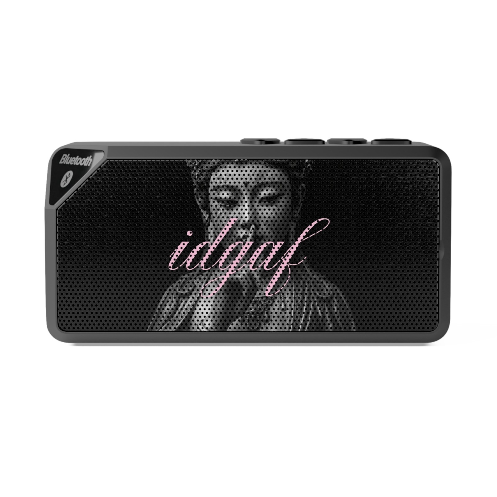 Jabba design Bluetooth Speaker | Retro Portrait, Pink Script