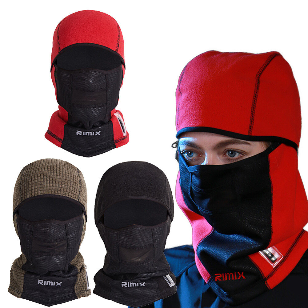 Winter Balaclavas Skiing Warm Fleece Masks Windproof Face Cover for Ski Cycling