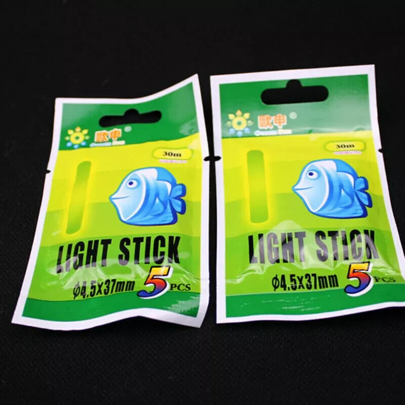 50Pcs Light Fishing Fluorescent Float Night Dark Glow Stick