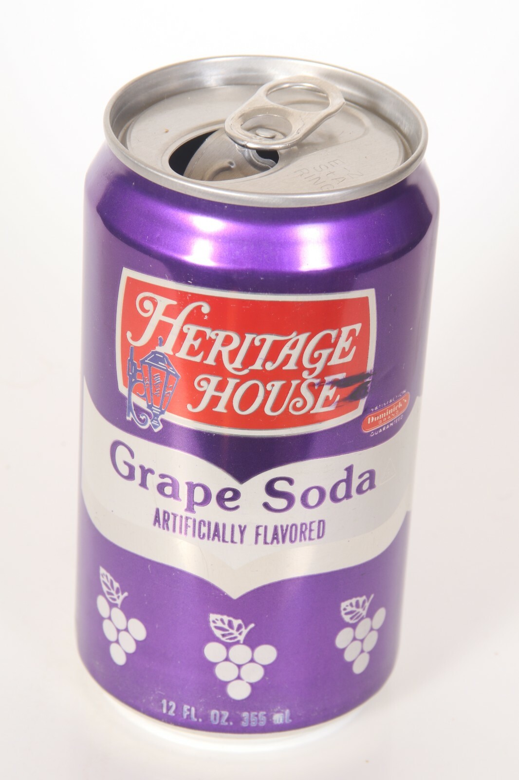 Heritage House Grape soda can