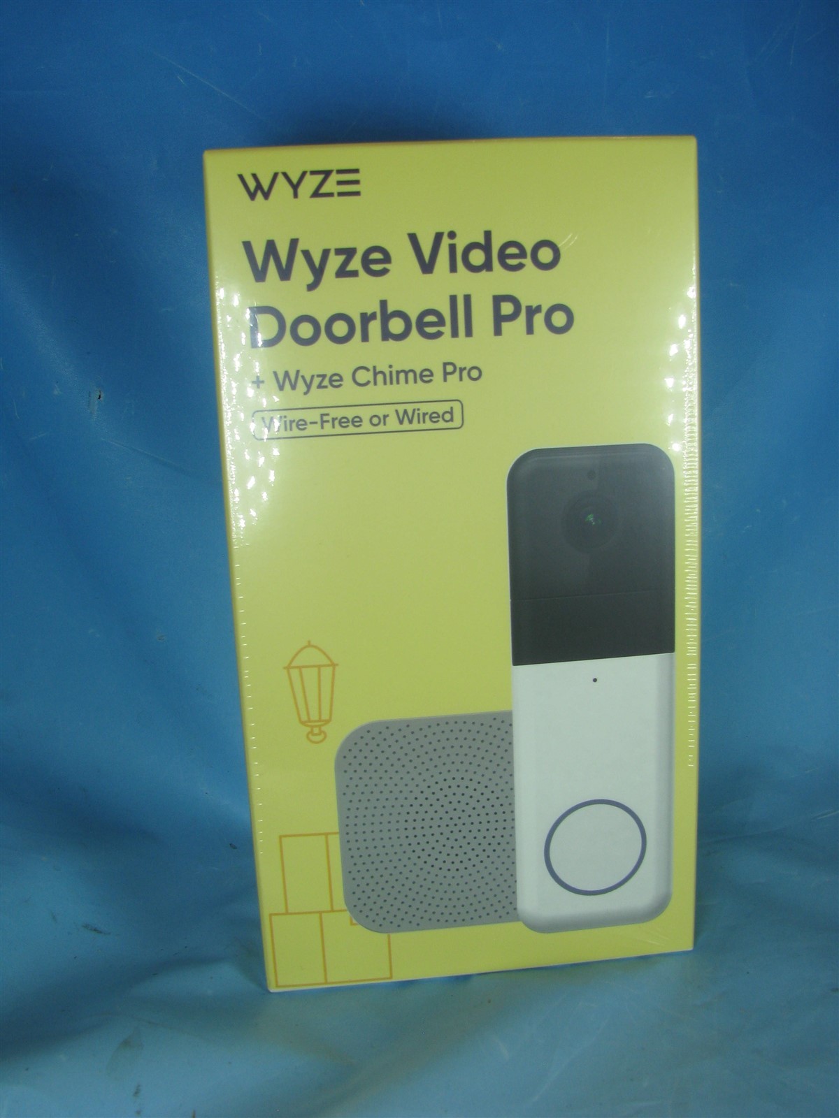 WYZE VIDEO DOORBELL PRO + CHIME PRO WIRED OR WIRE-FREE CAMERA