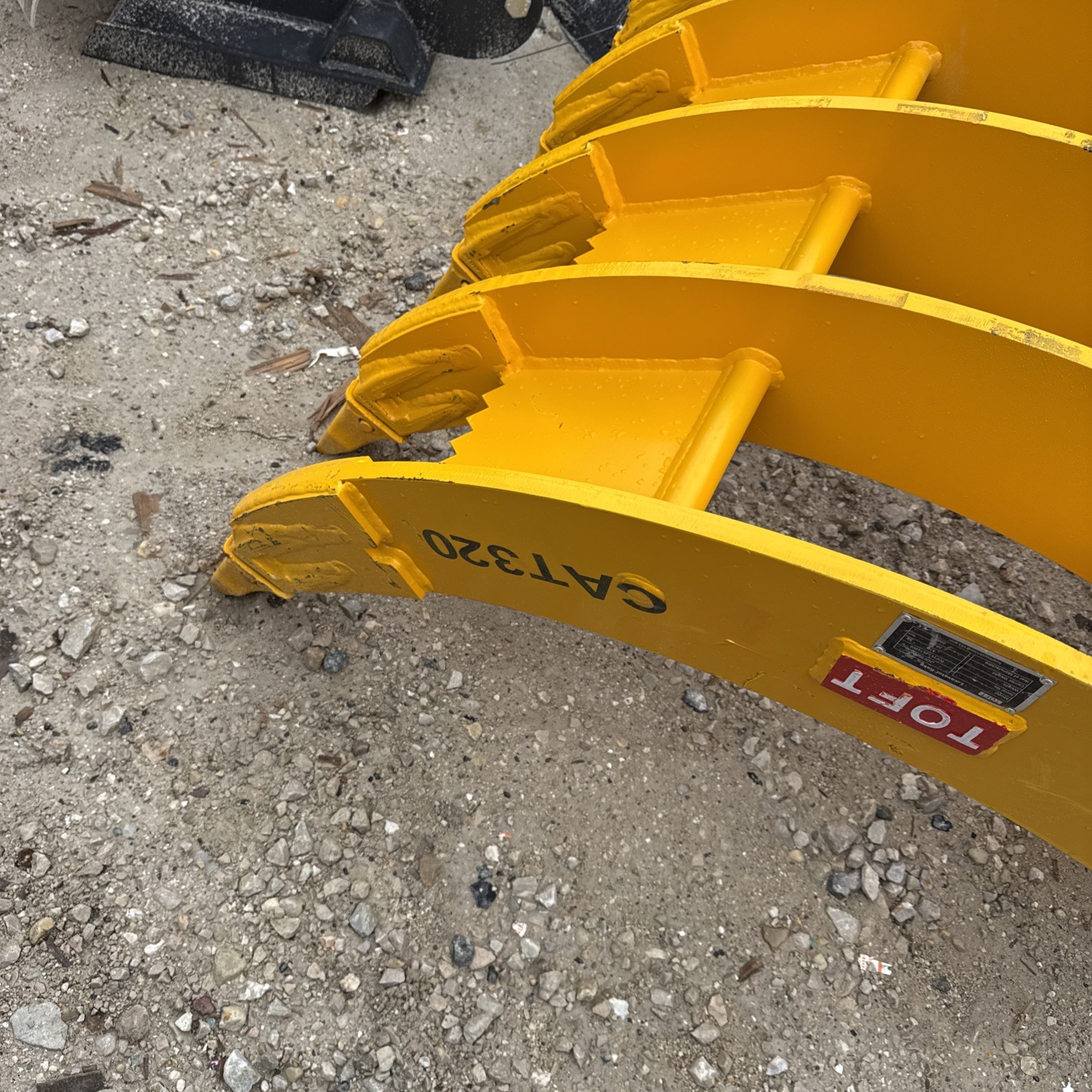 Cat 320 Excavator 40 Inch Root Rake 80 Mm Pins New