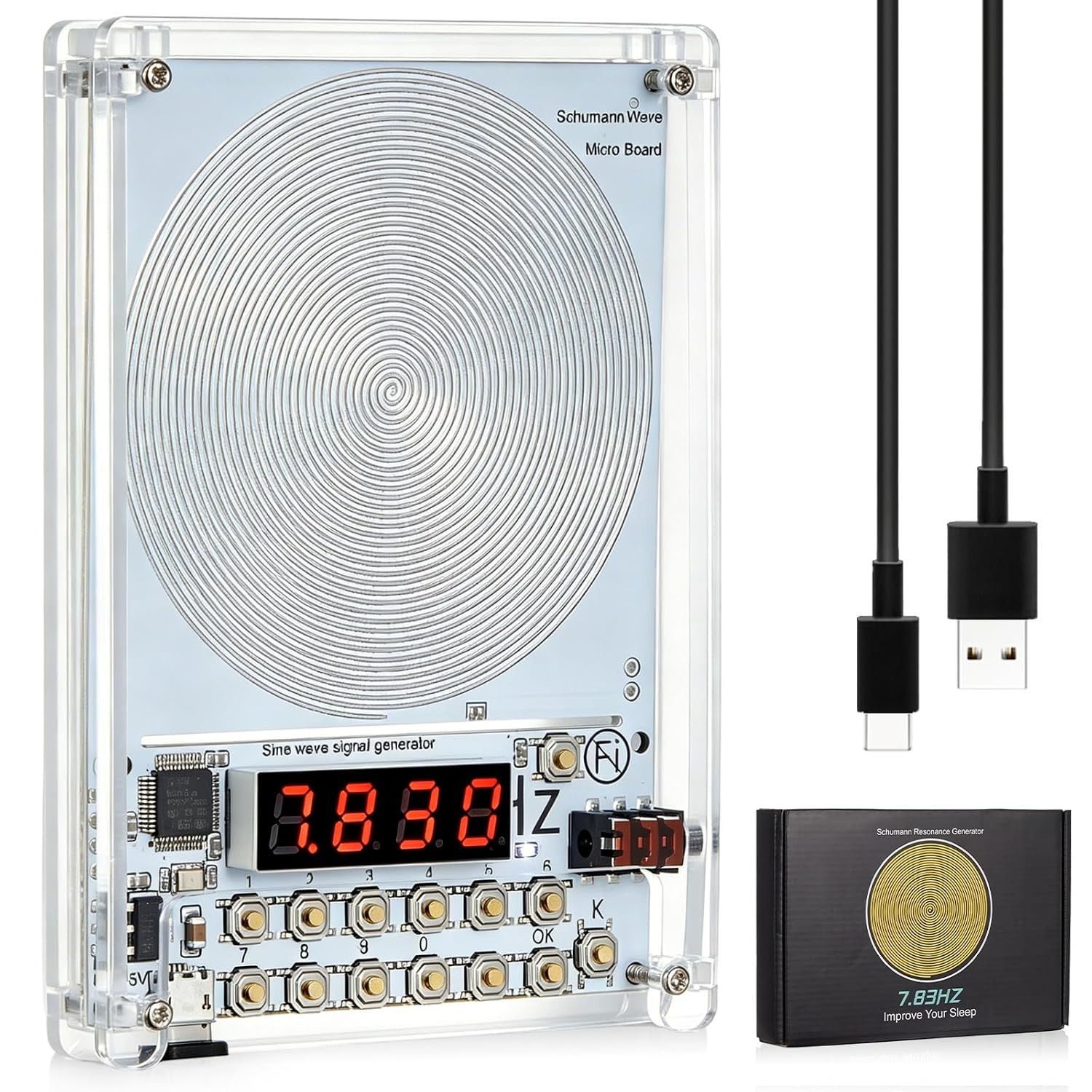 Frequency Generator with Adjustable Range 0.01Hz to 100KHz for Personal Use