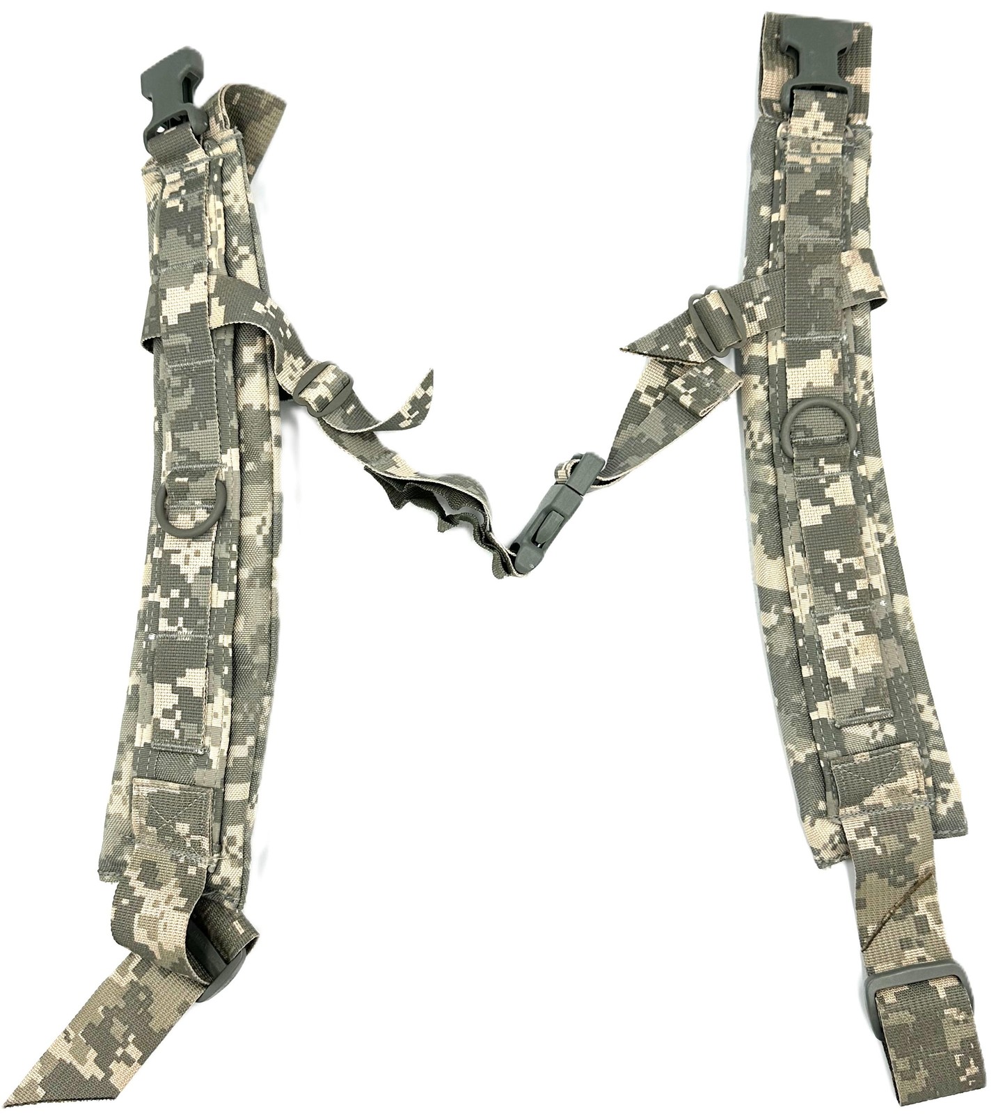 Military Tactical Shoulder Harness Padded Load Bearing Strap System Multicam