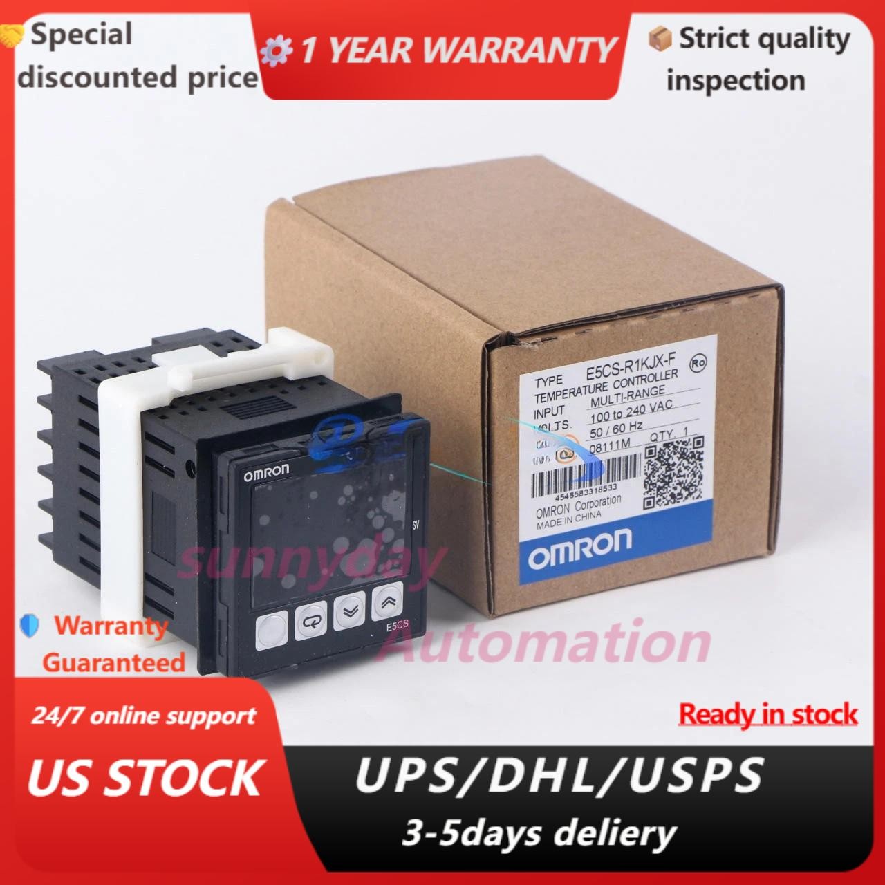 New In Box OMRON E5CS-R1KJX-F Temperature Controller