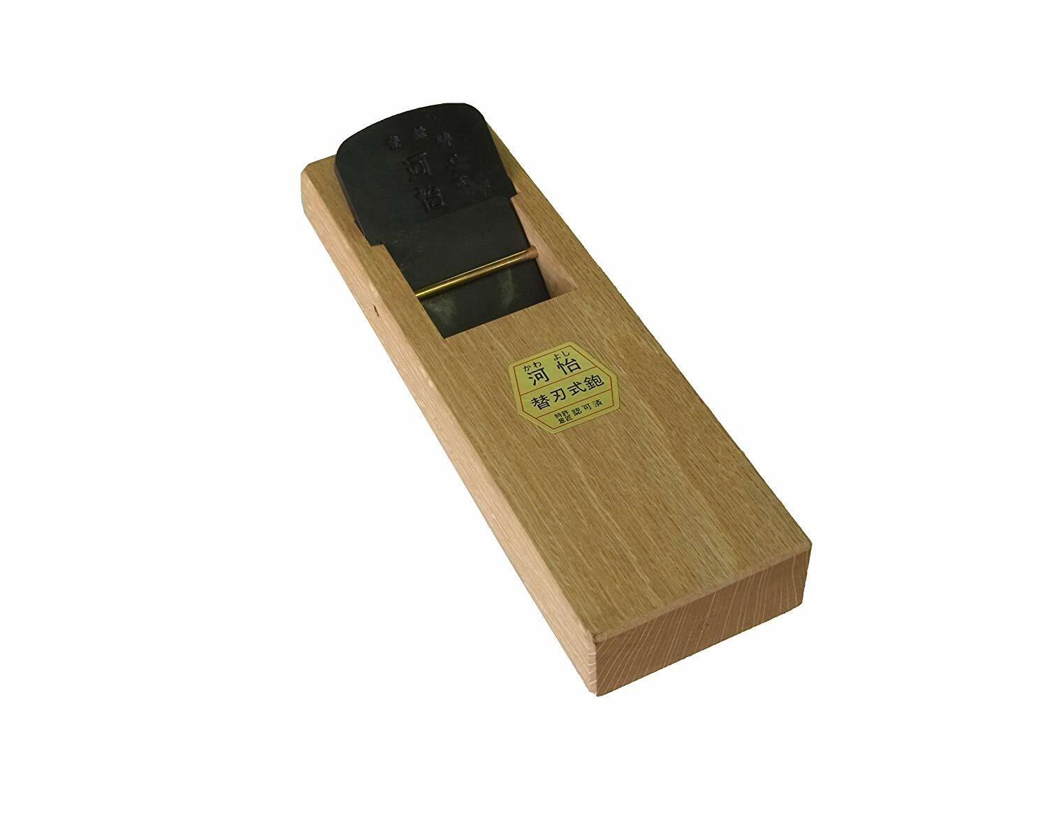 KAWAYOSHI Japanese Hand Plane with 3 Spare Blade Type KANNA 65mm Woodwork Japan