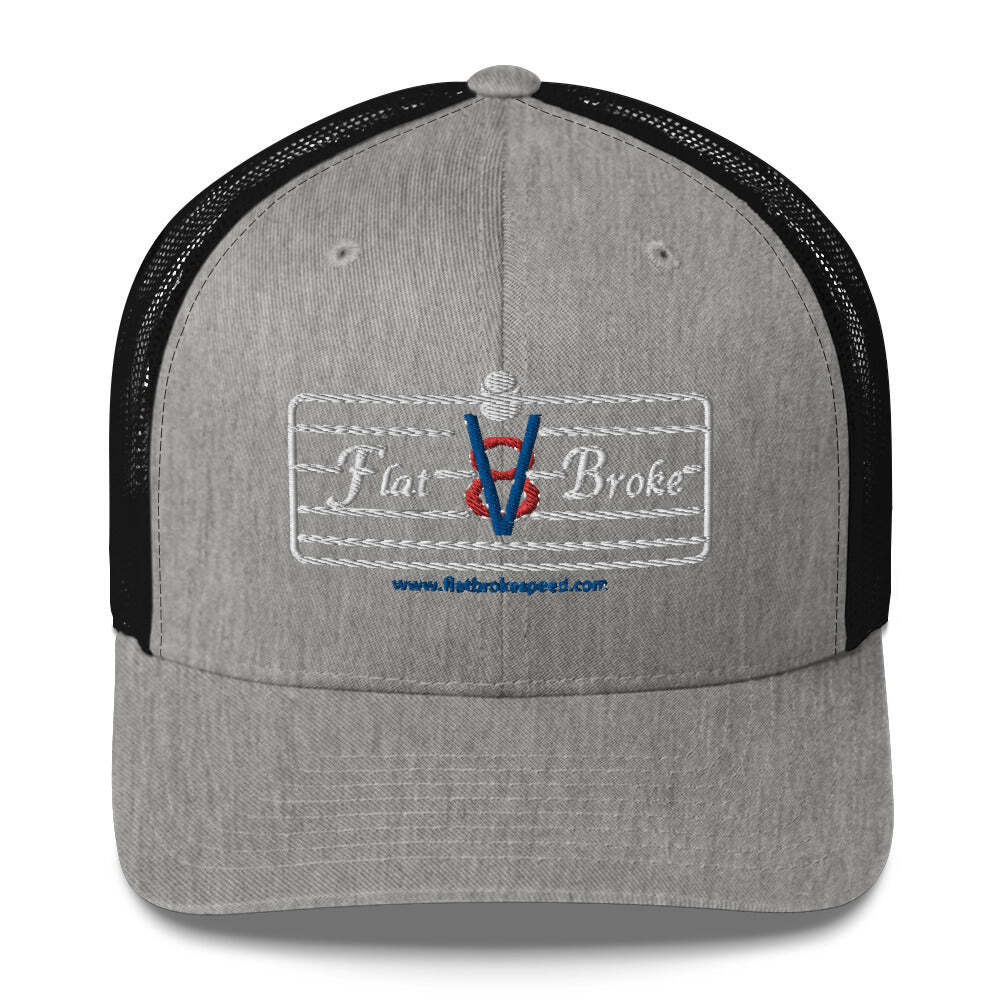 Trucker Cap - Flat Broke Ford Flathead V8