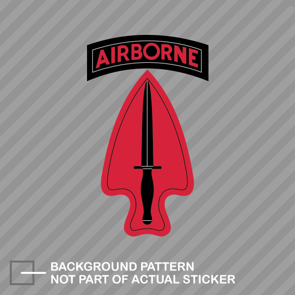 US Army Special Operations Command Sticker Decal Vinyl airborne