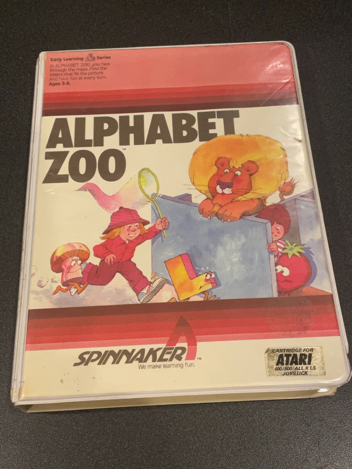 Alphabet Zoo cartridge for Atari 400 800 XL XE Vintage Computers boxed