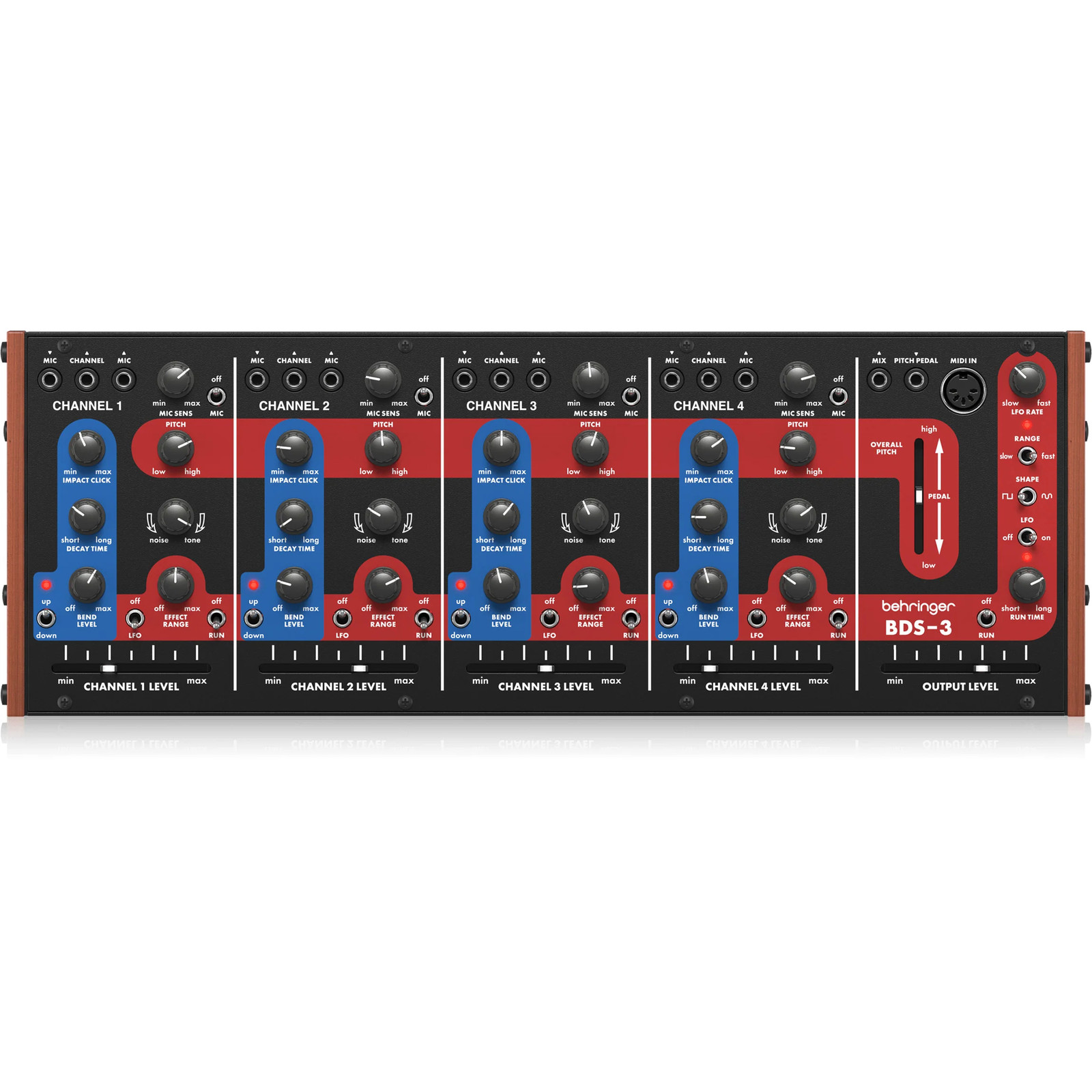 Behringer BDS-3 Classic 4-Channel Analog Drum Synthesizer SDS3