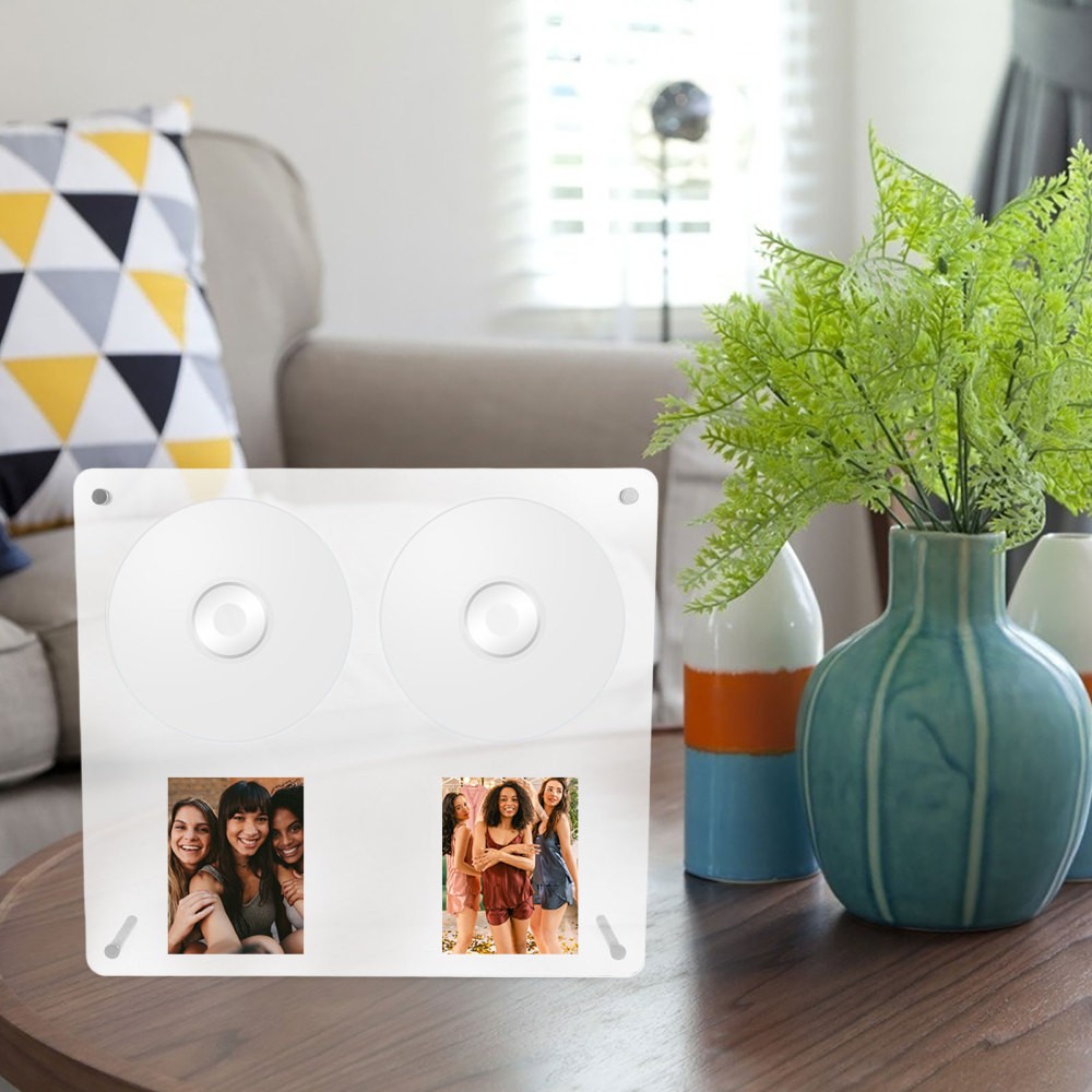 Decorative Cd Stand Rack Record Display Frame Album Storage Case