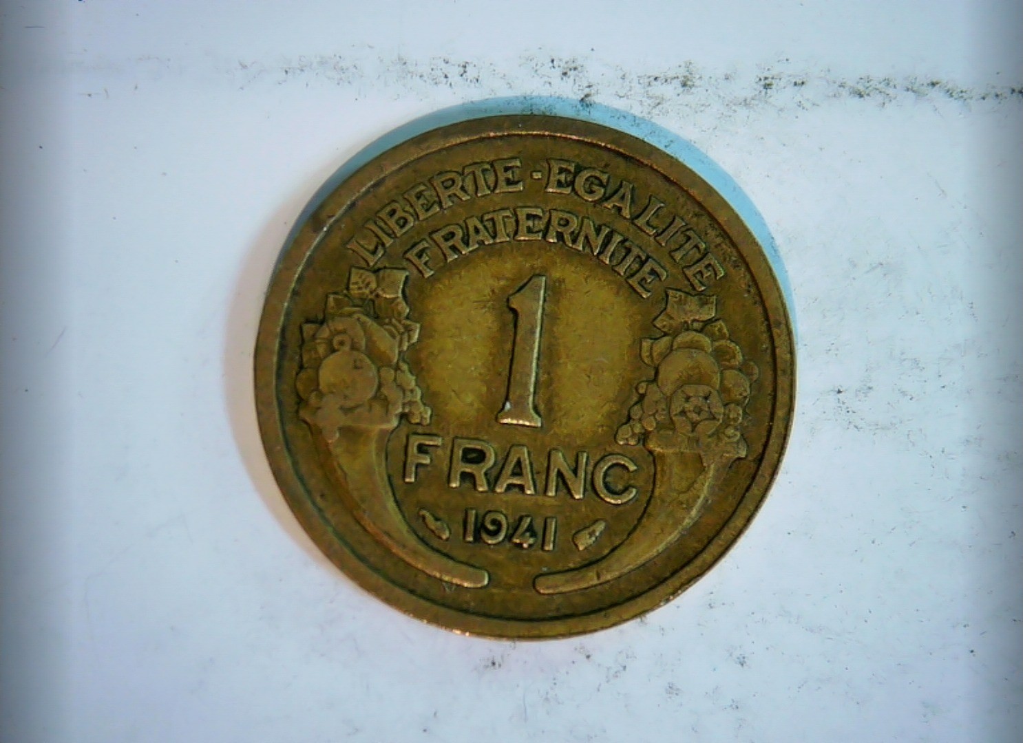 France 1941 1 Franc French Third Republic 1 Franc (Morlon type) Coin