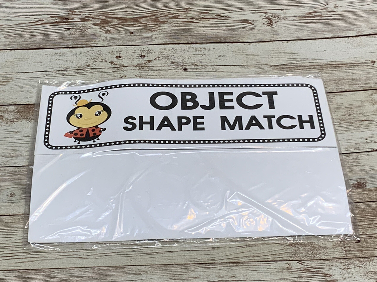 Ladybugs - Themed Learning Centers - Laminated - Object Shape Match
