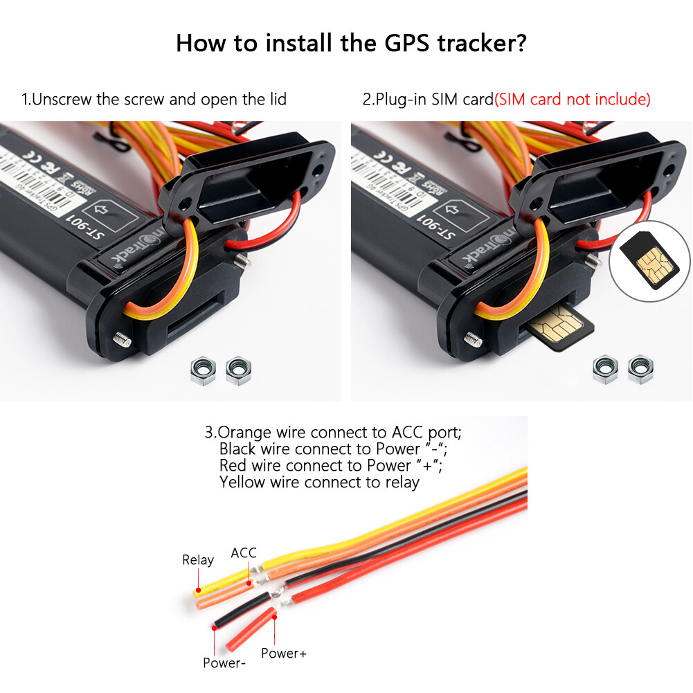 Sinotrack ST-901L 4G LTE - GPS Tracker Kill Switch Waterproof Easy Install