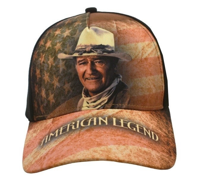 New John Wayne American Legend Baseball Hat Cap Gift Photo Cowboy Western Movie