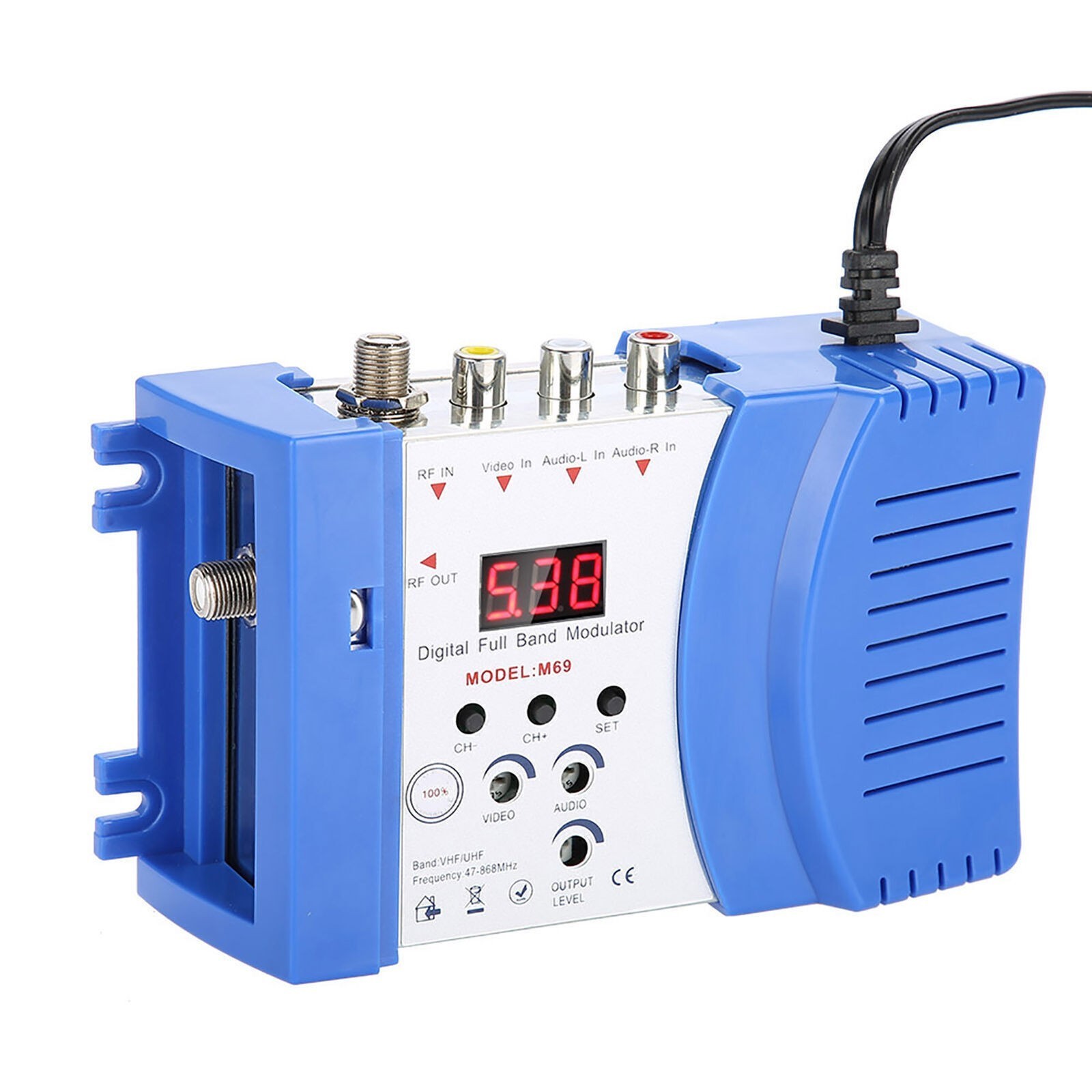 RF Modulator AVRF AVTV Converter VHF UHF 110V US