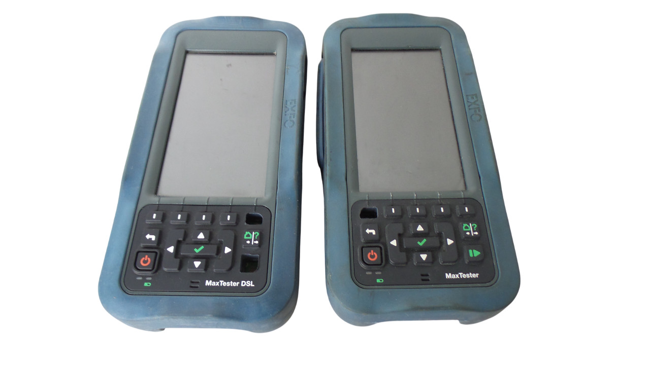 LOT OF 2 EXFO MaxTester DSL Colt-350-V2XA - Free Shipping