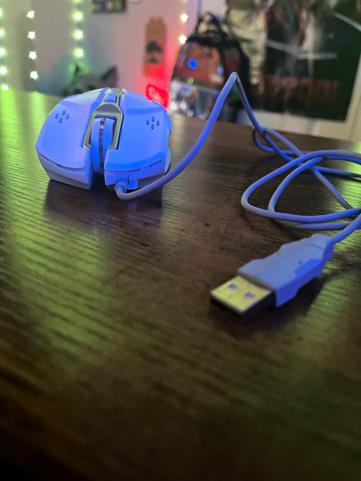 Elgato Gaming Mouse Wired USB Optical Tracking White with LED Lighting