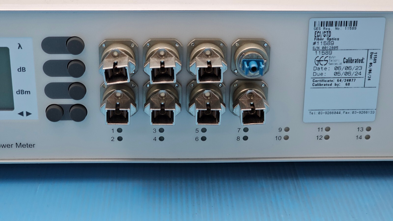 OptoTest OP710 Multi-Channel Optical Power Meter OP710-8-IN1