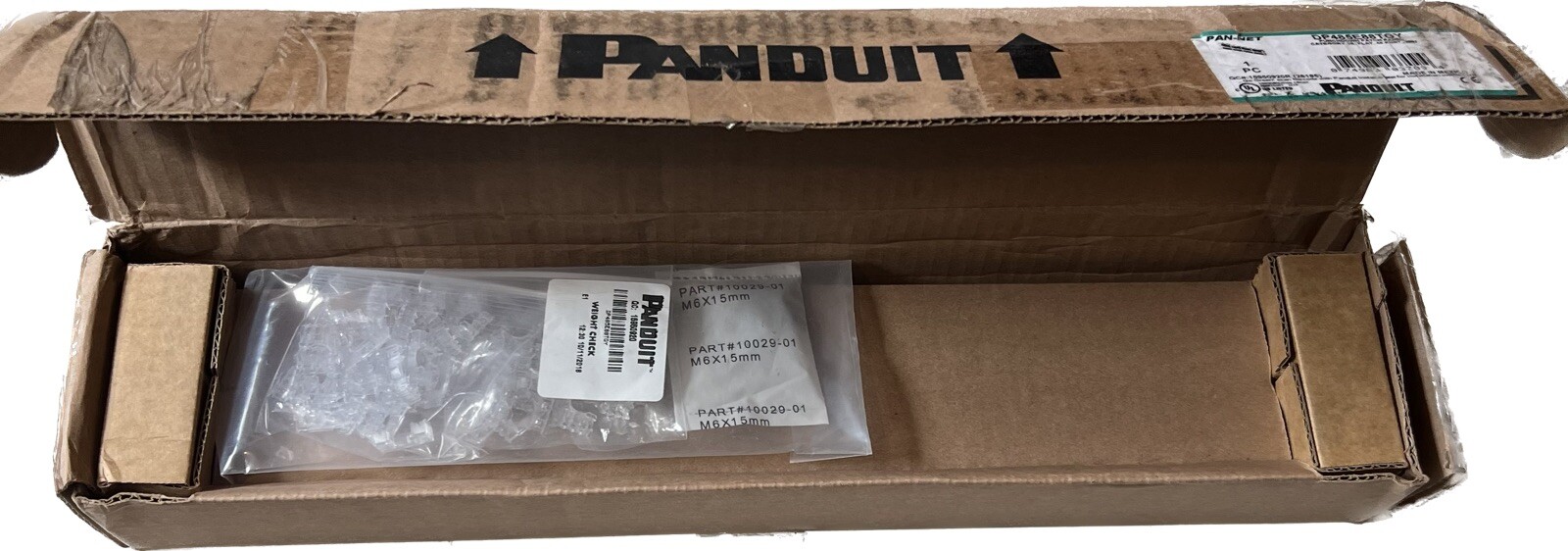 Panduit DP485E88TGY Category Flat Punchdown Patch Panel Black 5E 48-Port