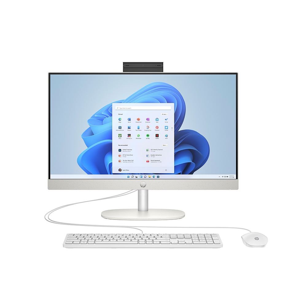 HP 24-CR0009 23.8" FHD AMD Ryzen 3 7320U 2.4 GHz 8GB 256GB SSD W11H AlO Desktop