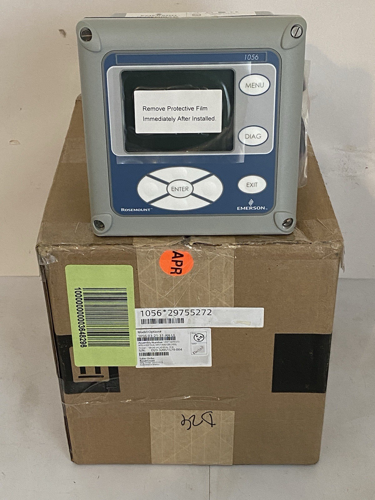 Emerson 1056-03-21-31-AN-UL Rosemount 1056 Intelligent Four-Wire Transmitter