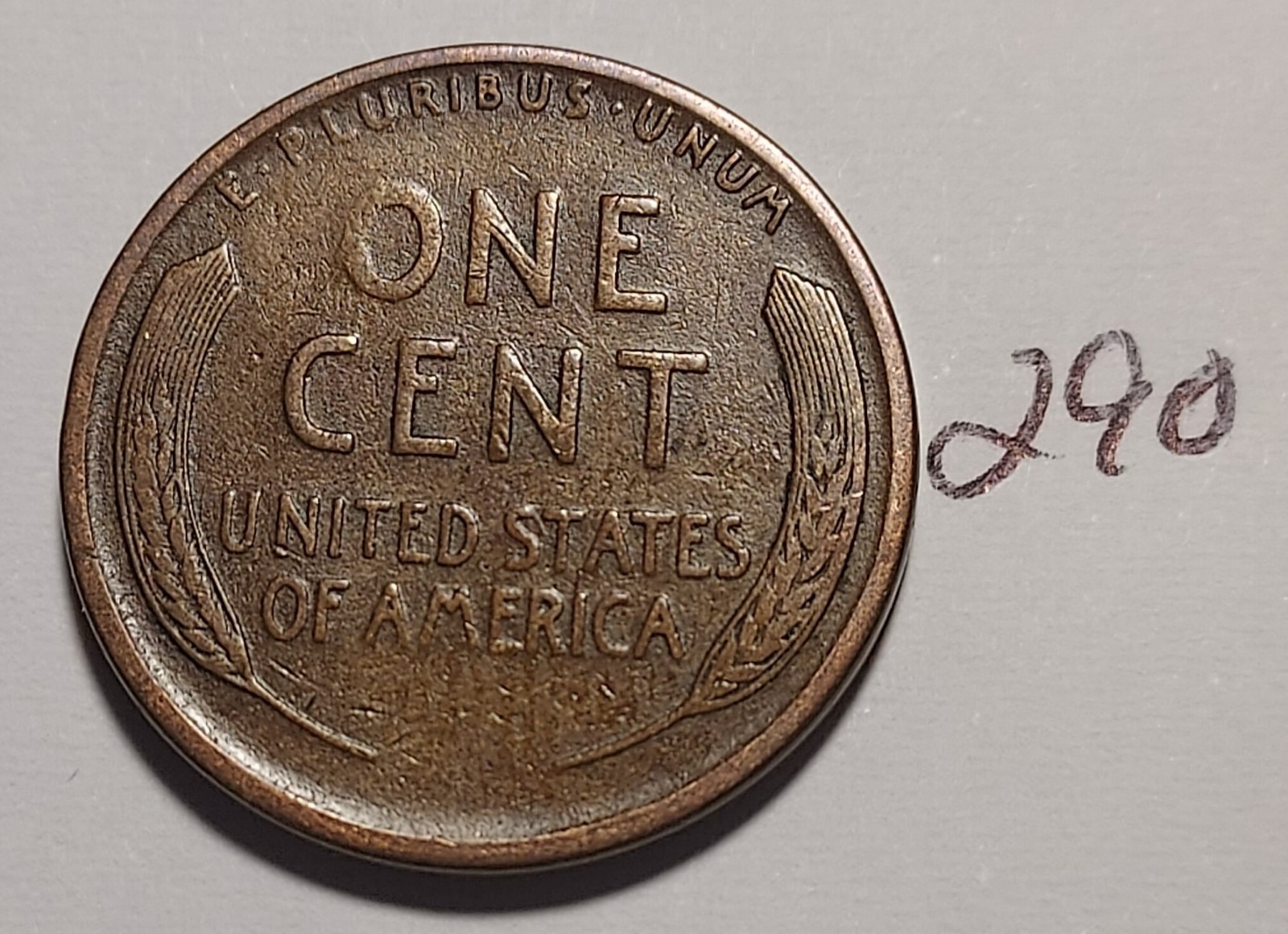 1921-S Lincoln Wheat Cent #290