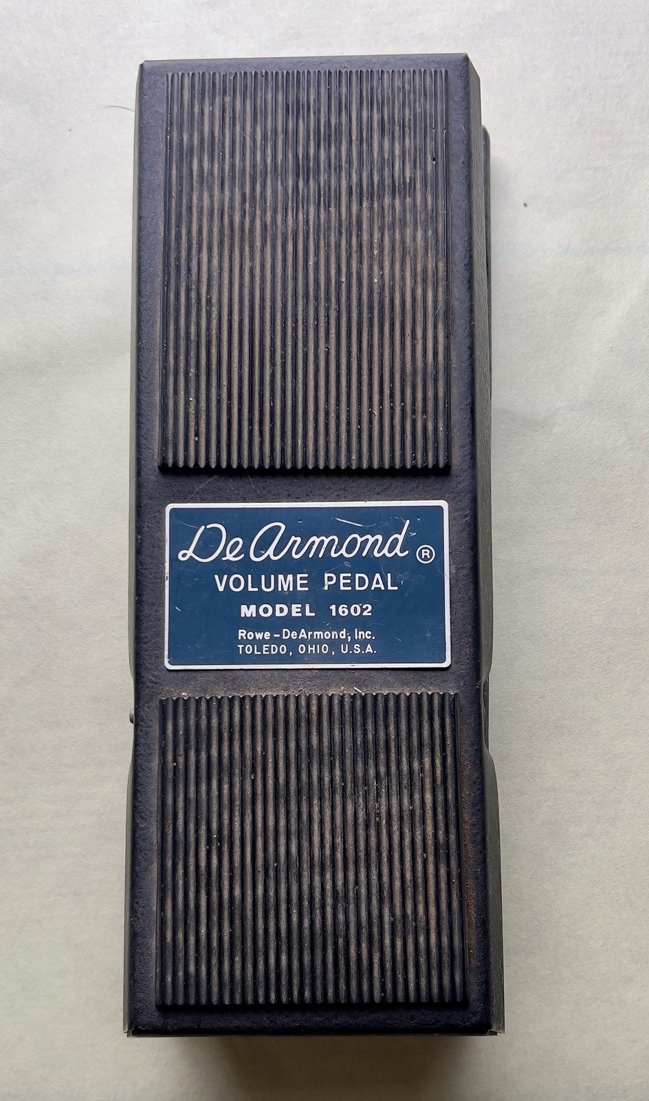 DeArmond 1602 Volume Pedal Vintage Guitar Effects Pedal Made In USA