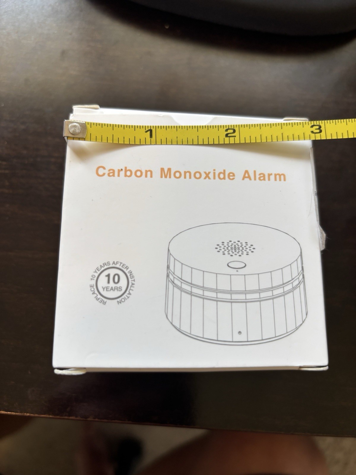 Heiman mini 3" Carbon Monoxide Detector, 1 Pack Standalone Model C1-S