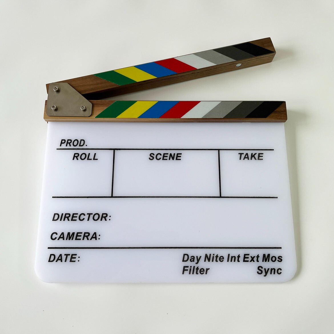 Black Walnut Clapperboard/ Clapboard/ film clapper/slate, 1pc 30x24x2.2cm