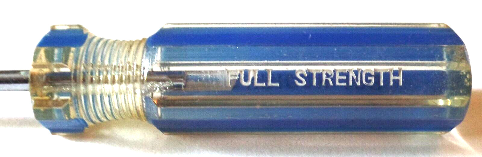 Vintage FULL STRENGTH RUBICON 103 Plastic Handle Phillips Head Screwdriver