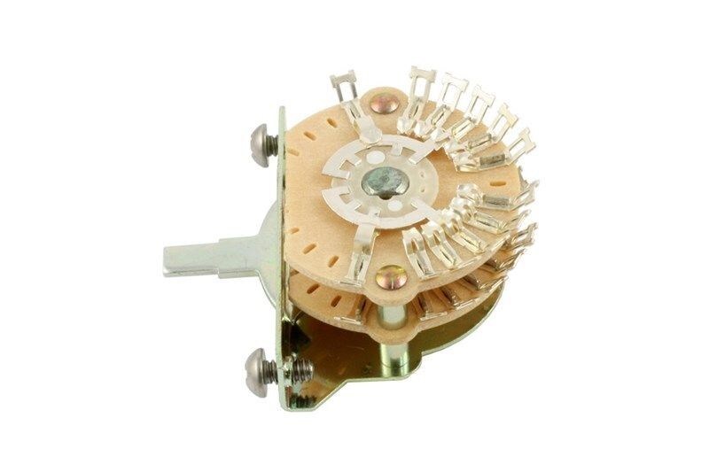 NEW - Oak Grigsby 4-Pole, 5-Way Double Wafer Super Switch, Inward Terminals