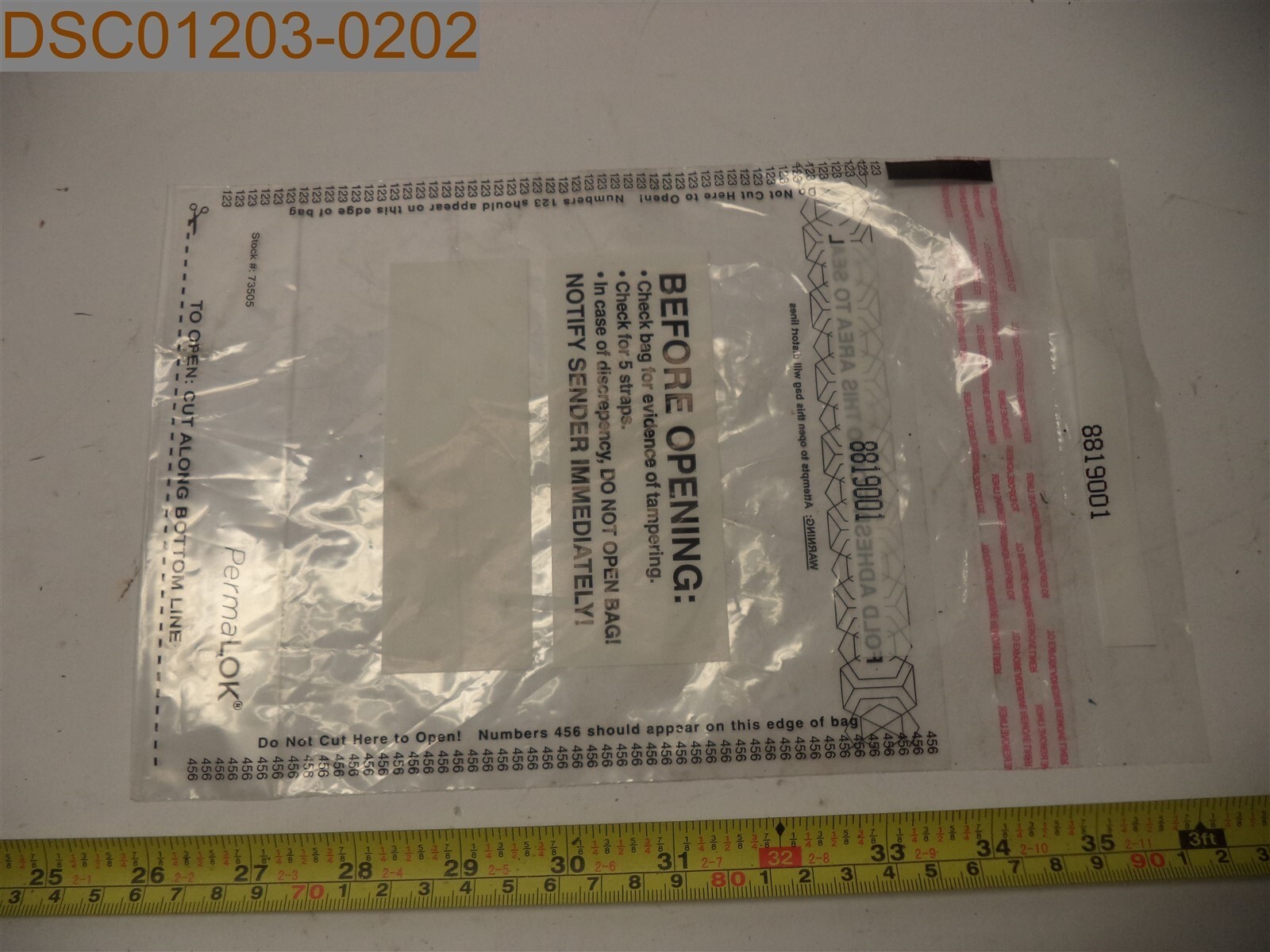 QTY = 1,000(4 PACKS OF 250): 5-Strap Currency Bags, Clear, 585011, 2830020190911