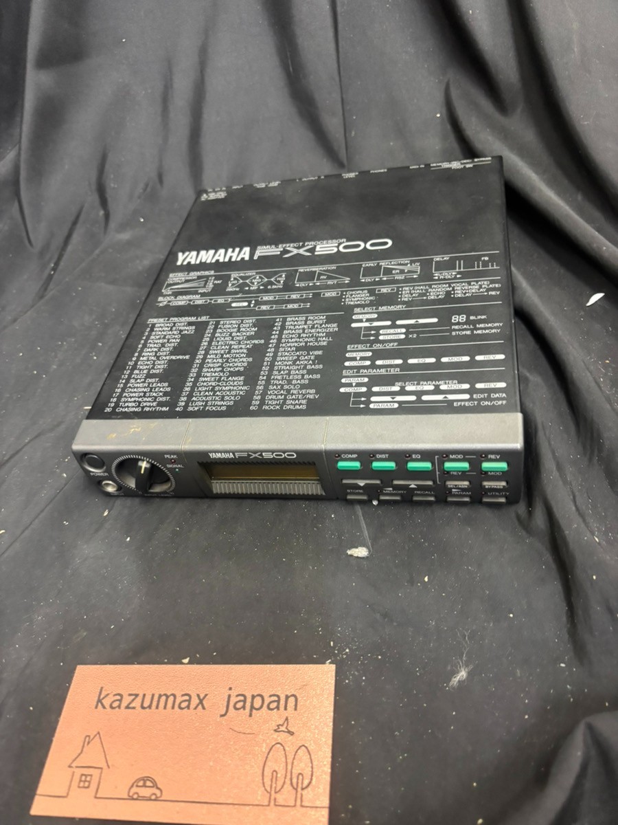 Yamaha FX500 Simul Effect Processor Multi Effects Unit Half Rack UnTested