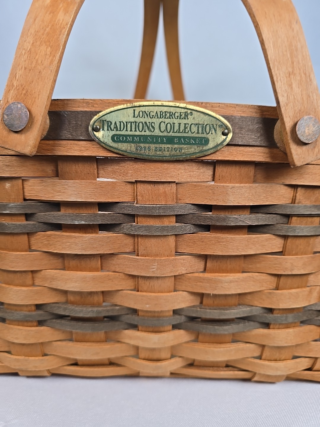 Longaberger 1996 Traditions Community Basket ~ Robust & Multifunctional